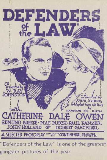 Defenders of the Law Poster