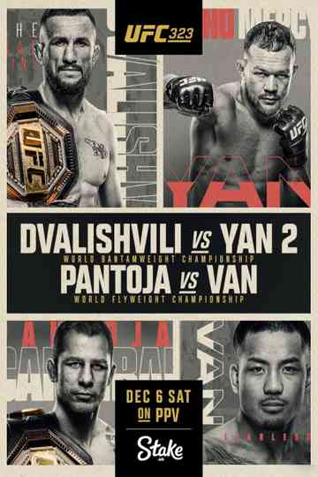 UFC 323: Dvalishvili vs. Yan 2 Poster