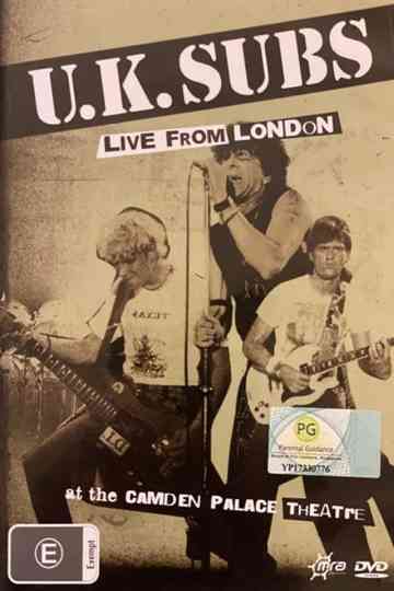 U.K. Subs - Live From London At The Camden Palace Theatre Poster