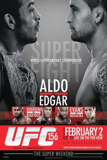 UFC 156 Aldo vs Edgar Poster