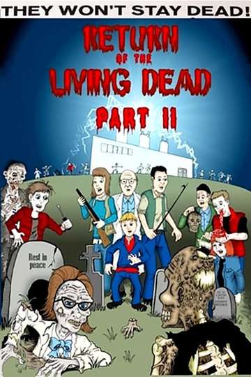 They Wont Stay Dead A Look at Return of the Living Dead Part II Poster