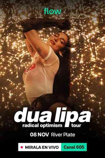 Dua Lipa en vivo por Flow Poster