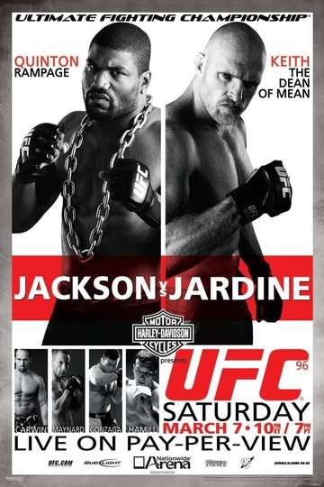 UFC 96 Jackson vs Jardine Poster
