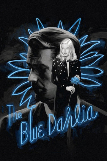 The Blue Dahlia Poster