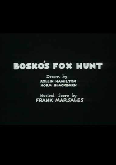 Bosko's Fox Hunt Poster