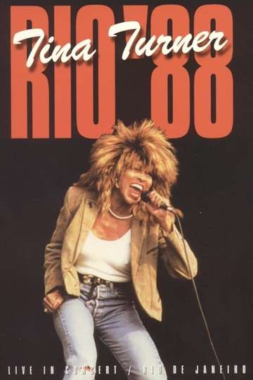 Tina Turner Rio 88  Live In Concert Poster