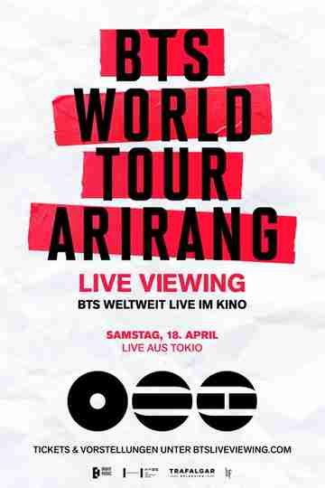 BTS World Tour 'Arirang' in Japan: Live Viewing Poster