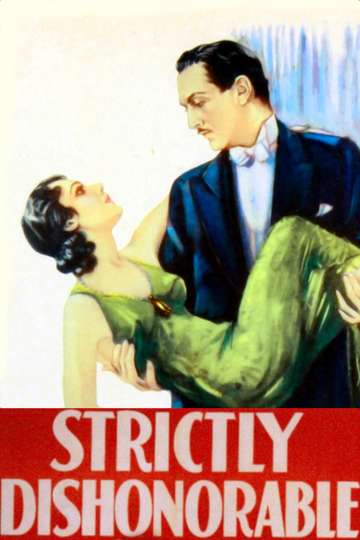 Strictly Dishonorable Poster