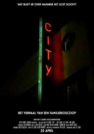 CITY: Het verhaal van een familiebioscoop Poster