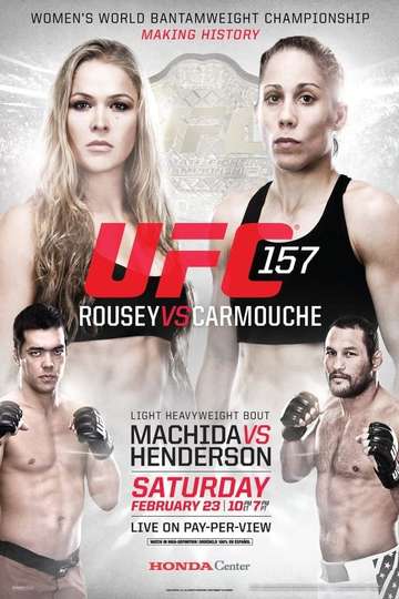 UFC 157 Rousey vs Carmouche Poster