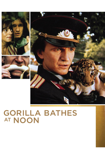 Gorilla Bathes at Noon Poster