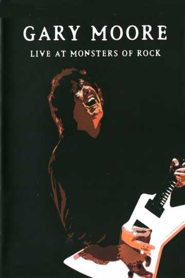 Gary Moore: Live at Monsters of Rock Poster