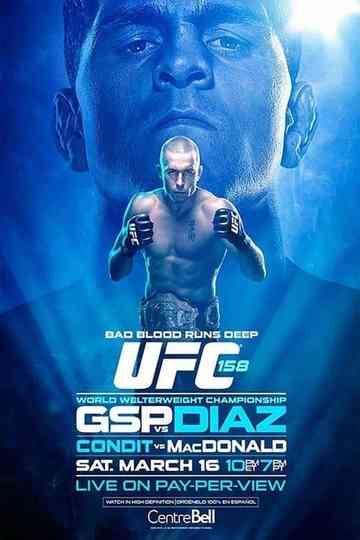 UFC 158: St-Pierre vs. Diaz Poster