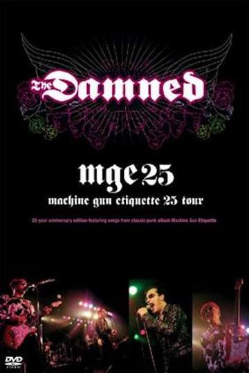 The Damned  Machine Gun Etiquette  25th Tour Poster