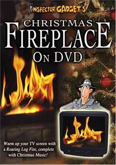 Inspector Gadget's Christmas Fireplace Poster