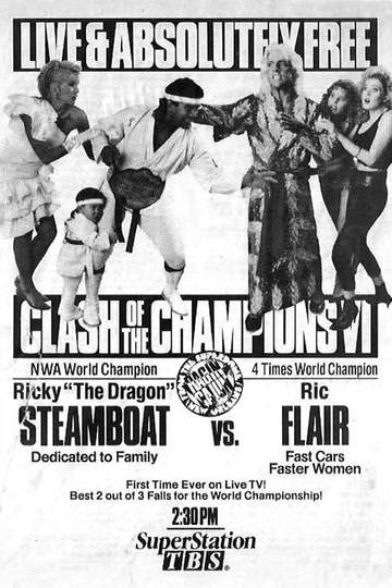 WCW Clash of The Champions VI Ragin Cajun Poster