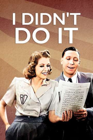 I Didnt Do It Poster