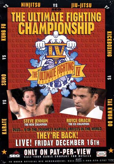 UFC 4 Revenge of the Warriors Poster
