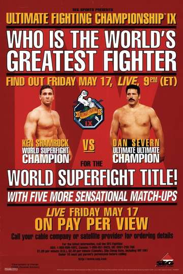 UFC 9 Motor City Madness Poster