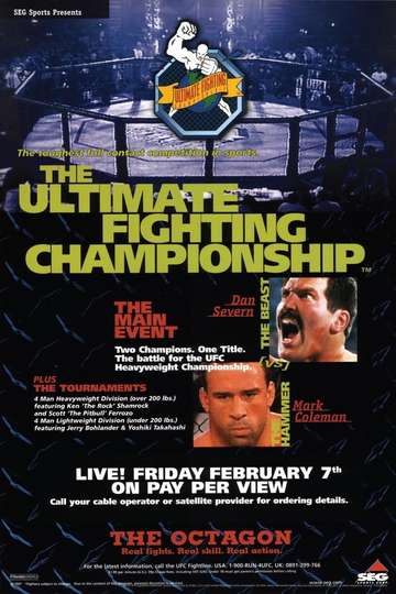 UFC 12 Judgement Day Poster