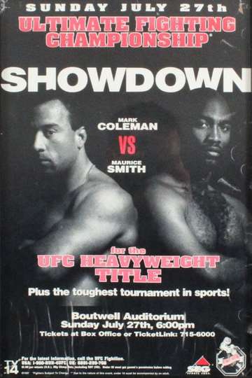 UFC 14 Showdown Poster