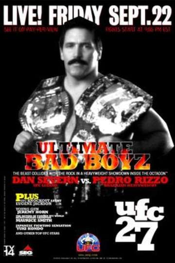 UFC 27: Ultimate Bad Boyz Poster