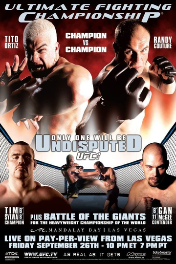 UFC 44: Undisputed Poster