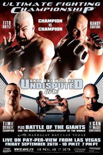 UFC 44: Undisputed Poster