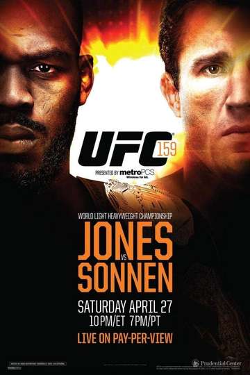 UFC 159 Jones vs Sonnen Poster