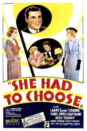 She Had to Choose Poster