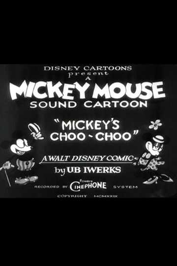 Mickey's Choo-Choo Poster