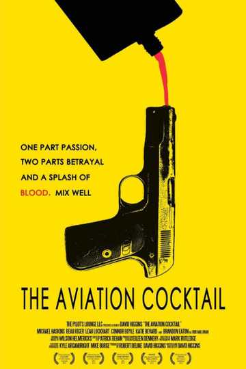 The Aviation Cocktail Poster