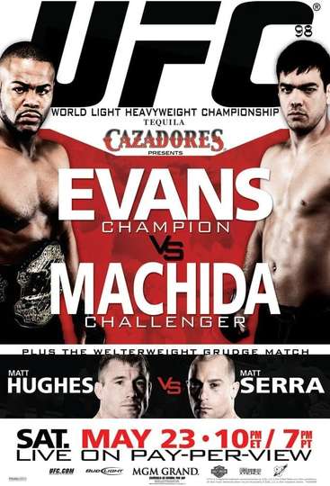 UFC 98 Evans vs Machida Poster