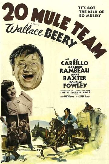 20 Mule Team Poster