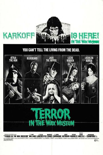 Terror in the Wax Museum Poster