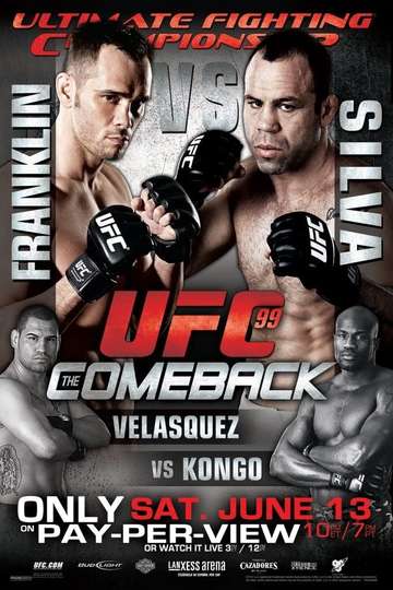 UFC 99 The Comeback Poster