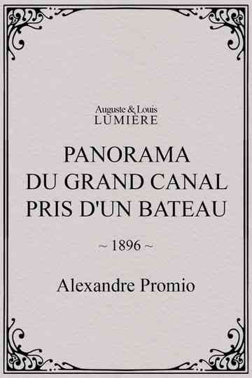Panorama du grand Canal pris d'un bateau