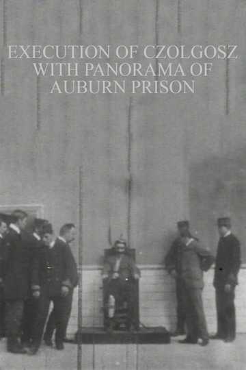 Execution of Czolgosz with Panorama of Auburn Prison Poster