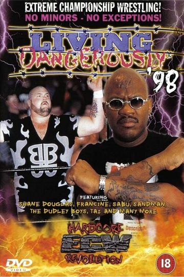 ECW Living Dangerously 1998 Poster