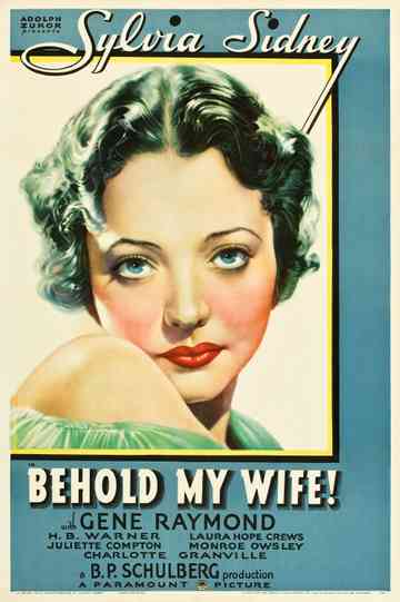 Behold My Wife! Poster