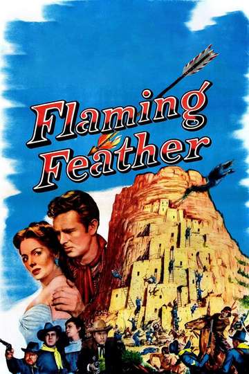 Flaming Feather Poster
