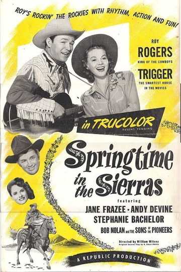 Springtime in the Sierras Poster