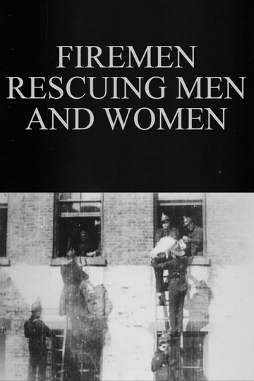 Firemen Rescuing Men and Women Poster