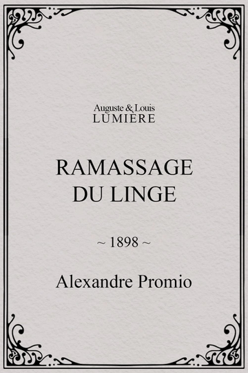 Ramassage du linge