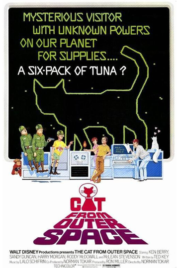 The Cat from Outer Space Poster