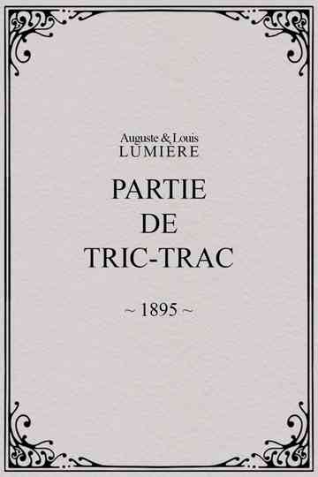 Partie de tric-trac