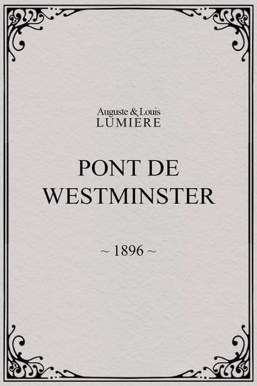 Pont de Westminster Poster