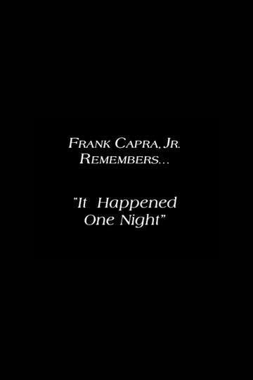 Frank Capra Jr Remembers It Happened One Night Poster