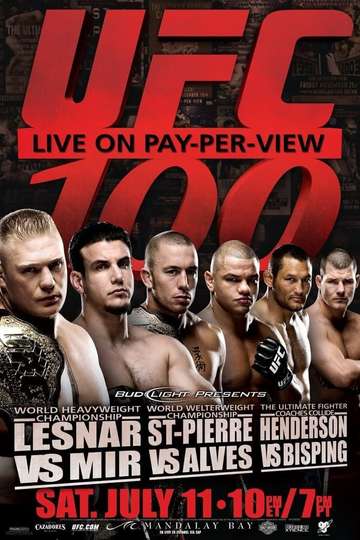 UFC 100 Lesnar vs Mir 2 Poster
