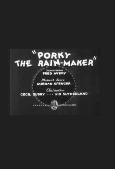 Porky the Rain-Maker Poster